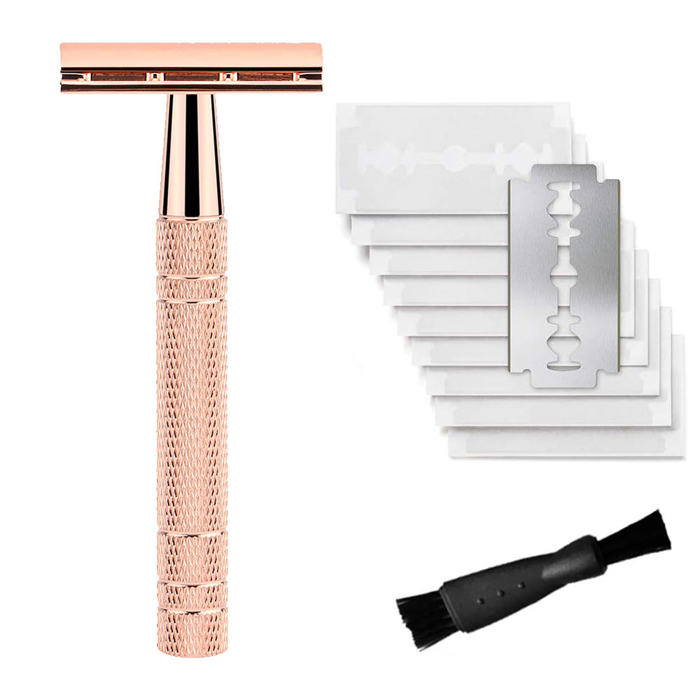 Straight Razor Safety - Reusable Double Edge Safety Razor for