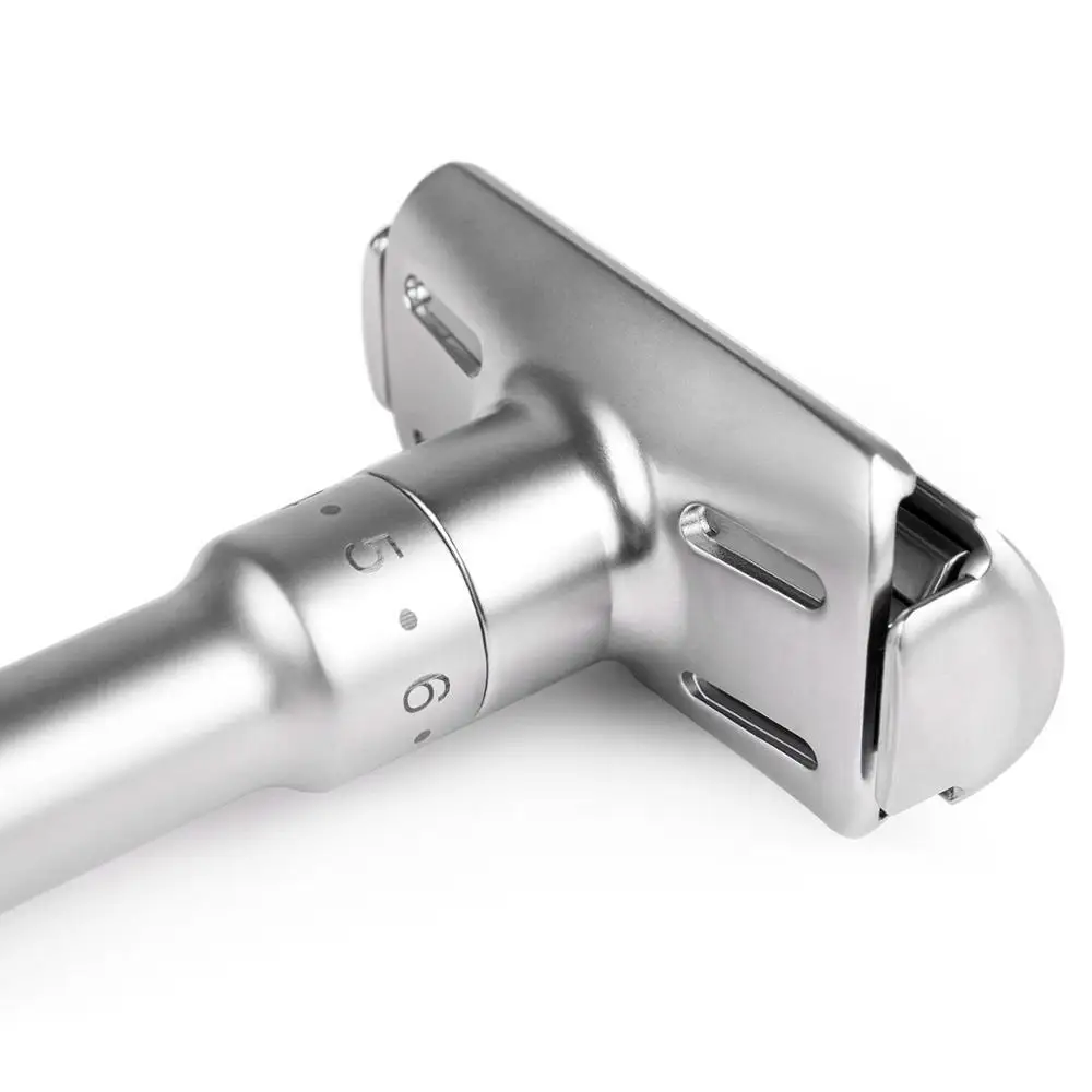 Straight Razor Safety - Stainless Steel Double Blade Manual Razor,