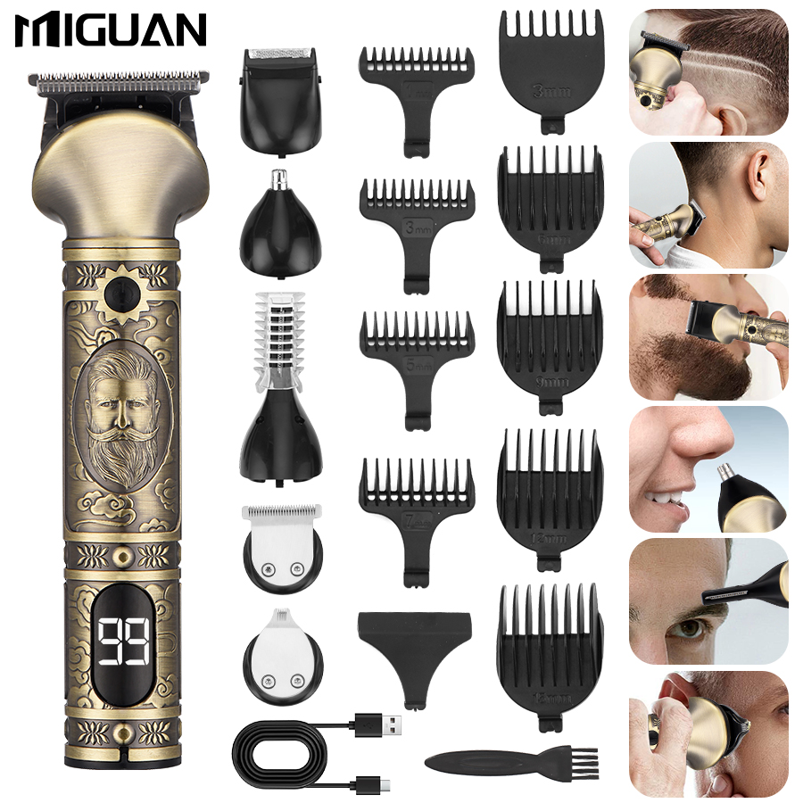 Men'S Grooming Nose Hair Trimmer - Hair Clippers and 6-in-1 Beard Trimmer