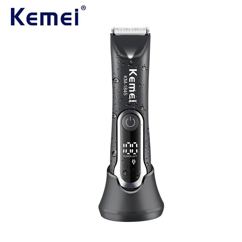 Men Grooming Hygiene - Kemei Groin Hair Trimmer Men Electric