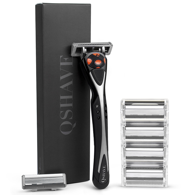 Straight Razor Safety - QSHAVE Black Spider Man Manual Great
