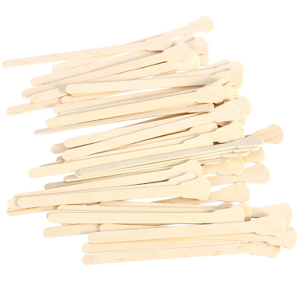 500Pcs Wooden Waxing Spatulas  - Hair Wax Stick recension och pris