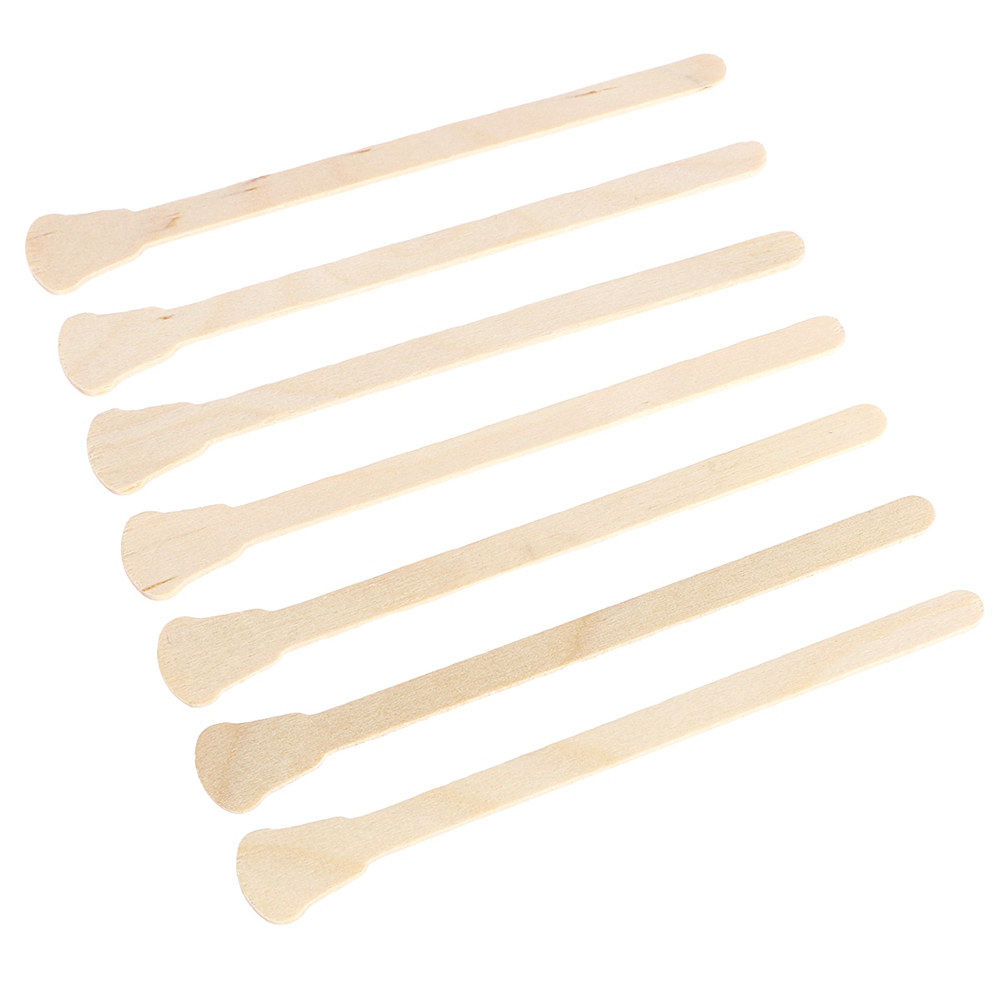 500Pcs Wooden Waxing Spatulas  - Hair Wax Stick recension och pris
