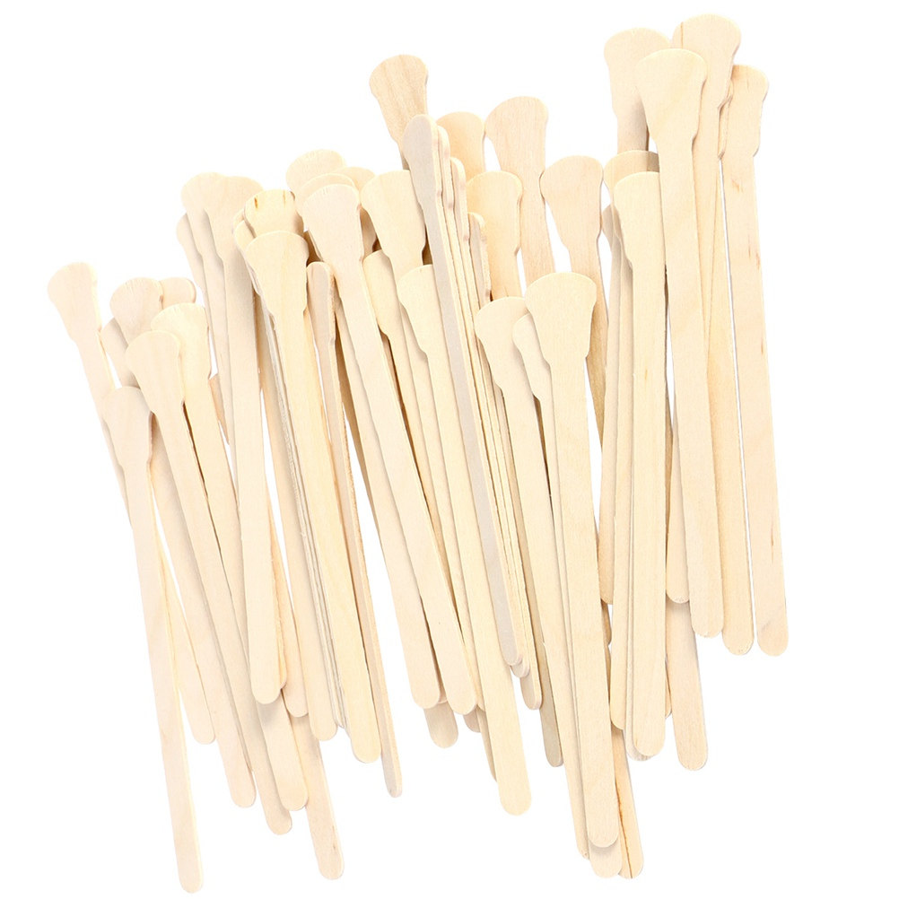 500Pcs Wooden Waxing Spatulas  - Hair Wax Stick recension och pris