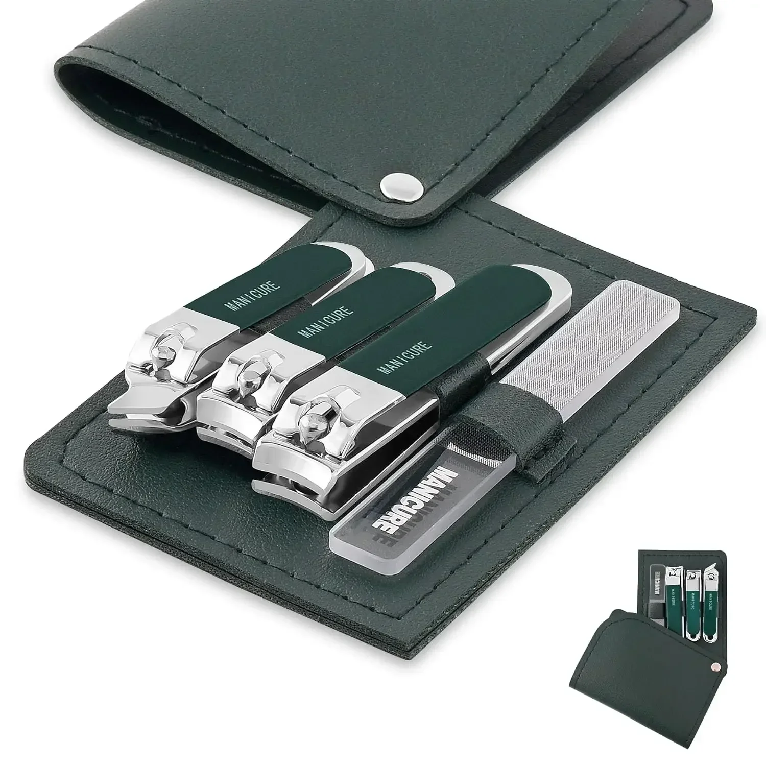 ,4 Pcs Men/Women Nail Clippers - Mens Grooming Travel Kit recension och pris