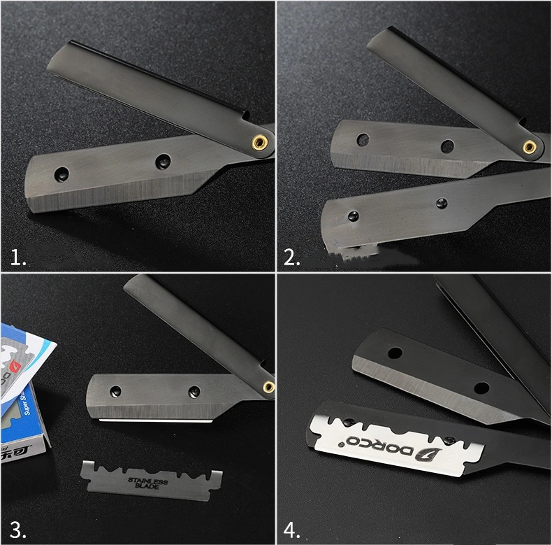 FnLune Men's Straight Hairdres - Straight Razor Safety recension och pris