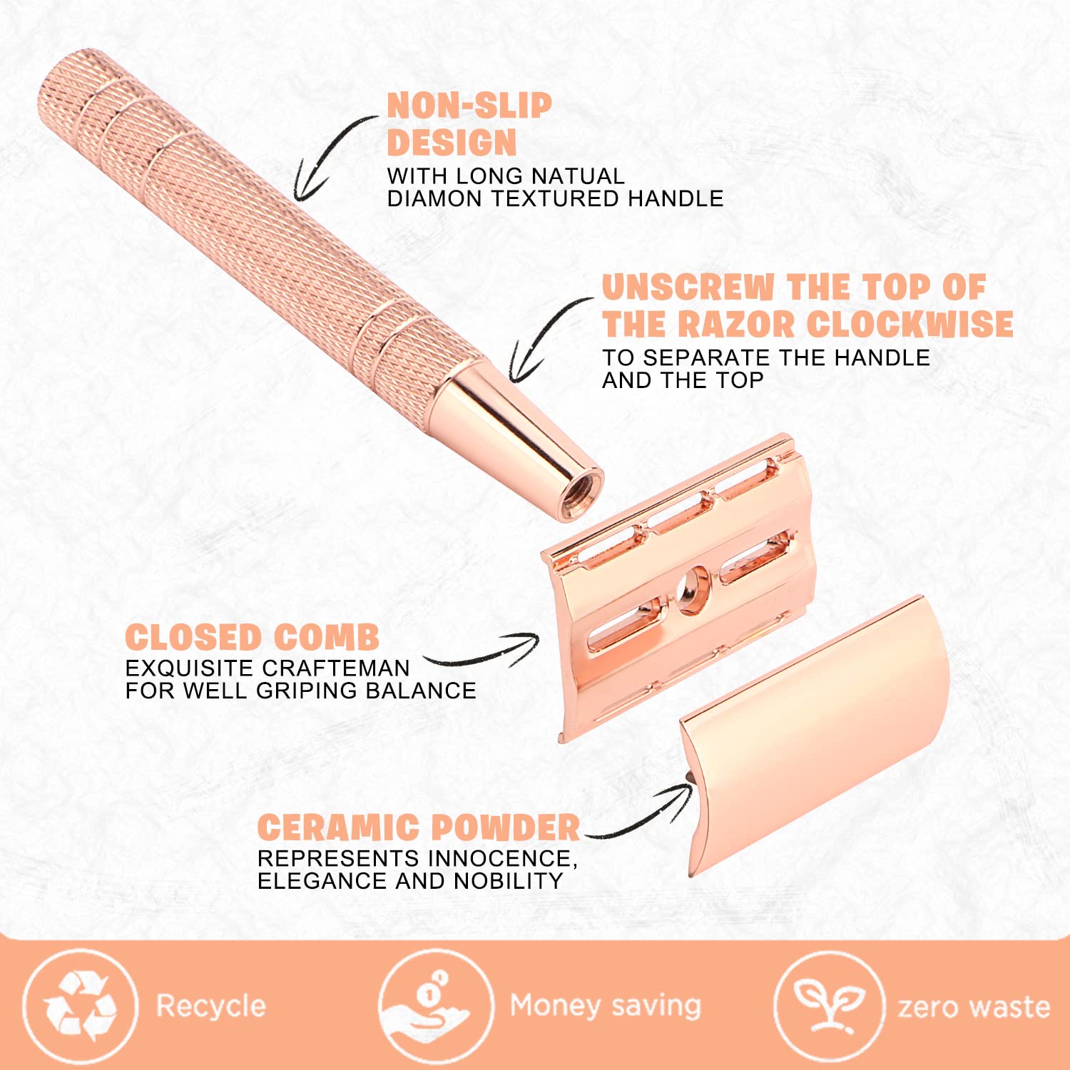 Reusable Double Edge Safety Ra - Straight Razor Safety recension och pris