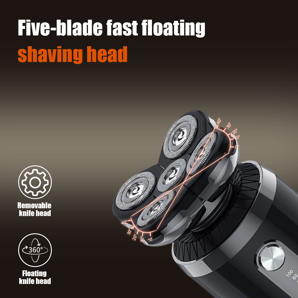5-in-1 5 Heads Electric Shaver - Men'S Grooming Nose Hair Trimmer recension och pris
