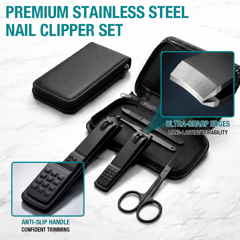 6-IN-1 Portable Nail Clipper S - Mens Grooming Travel Kit recension och pris