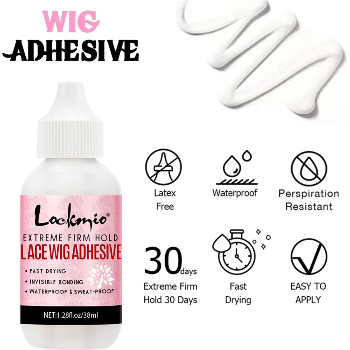 Extra-Strong Wig Adhesive Stro - Hair Wax Stick recension och pris