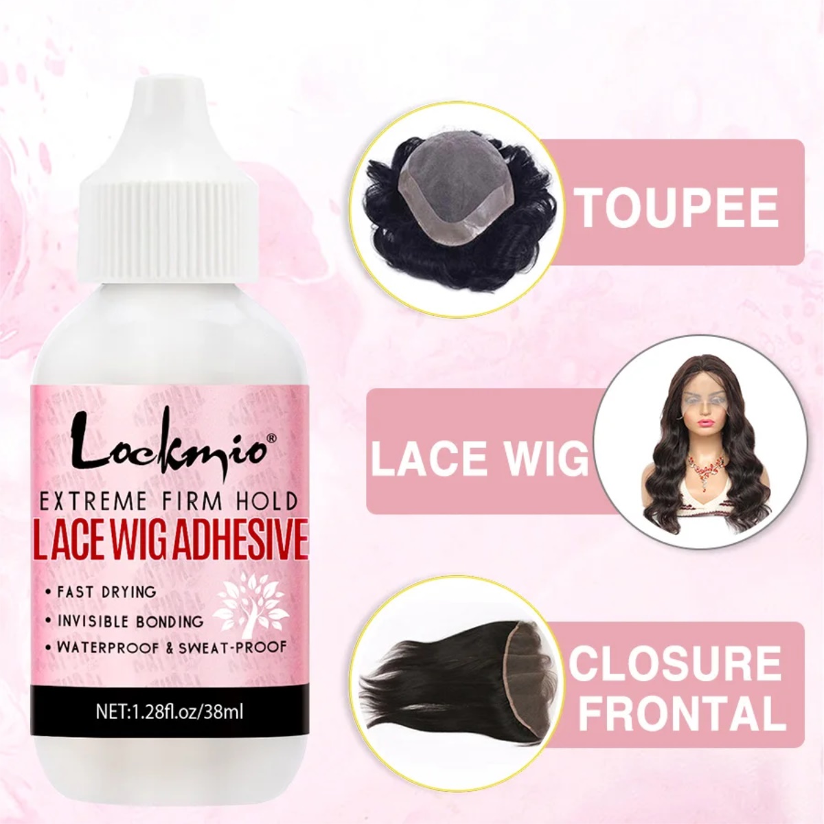 Extra-Strong Wig Adhesive Stro - Hair Wax Stick recension och pris
