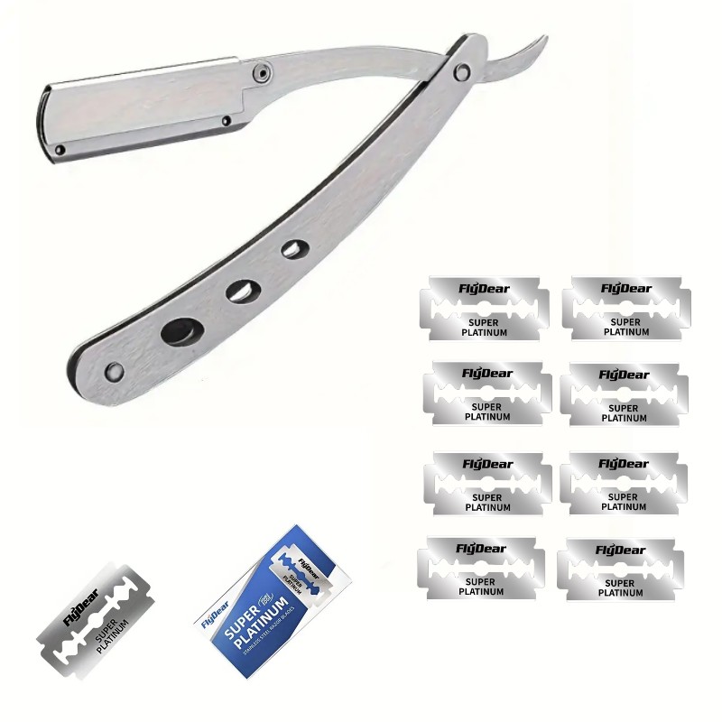 Hair Removal Knife Men Shaves  - Straight Razor Safety recension och pris