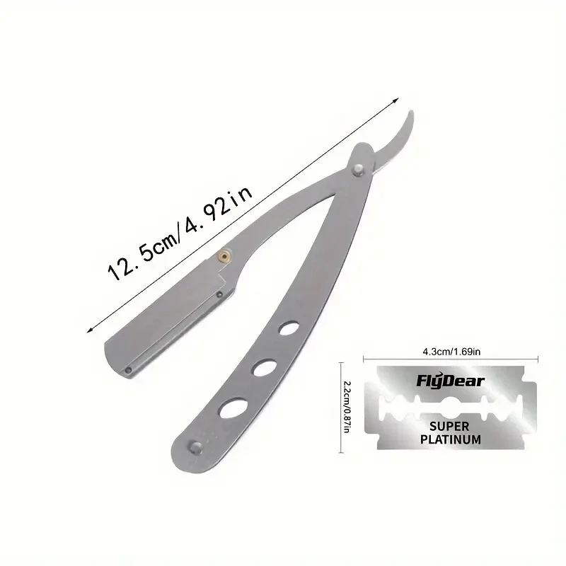 Hair Removal Knife Men Shaves  - Straight Razor Safety recension och pris