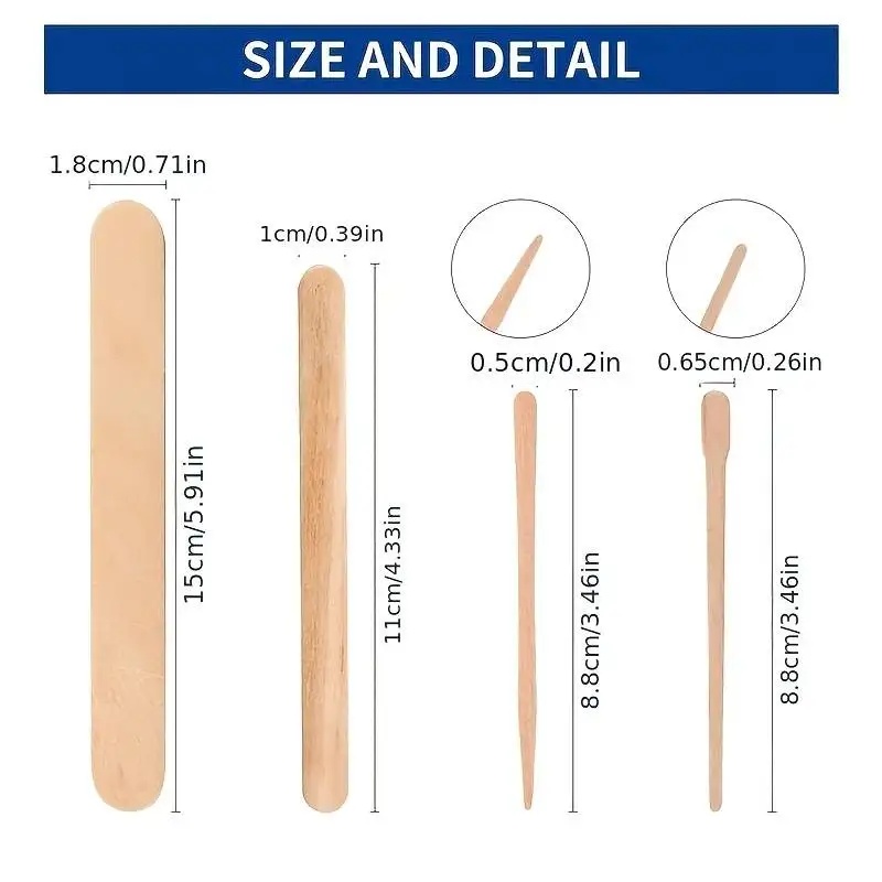 Woman Wooden Hair Removal Stic - Hair Wax Stick recension och pris