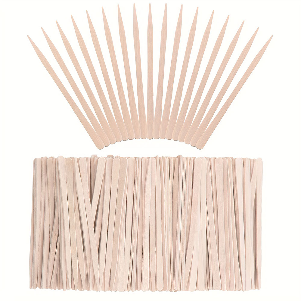 300/500pcs Wooden Wax Sticks M - Hair Wax Stick recension och pris