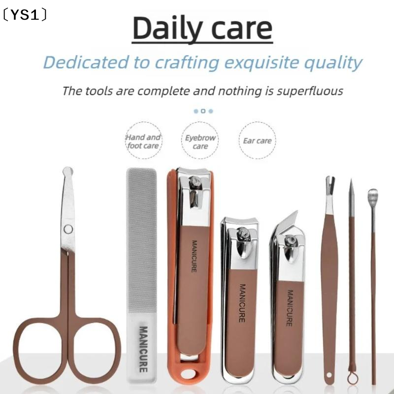 〔YS1〕Nail Care Kit Anti Splatt - Mens Grooming Travel Kit recension och pris