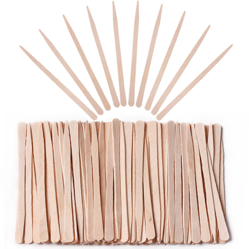 100pcs Disposable Waxing Woode - Hair Wax Stick recension och pris