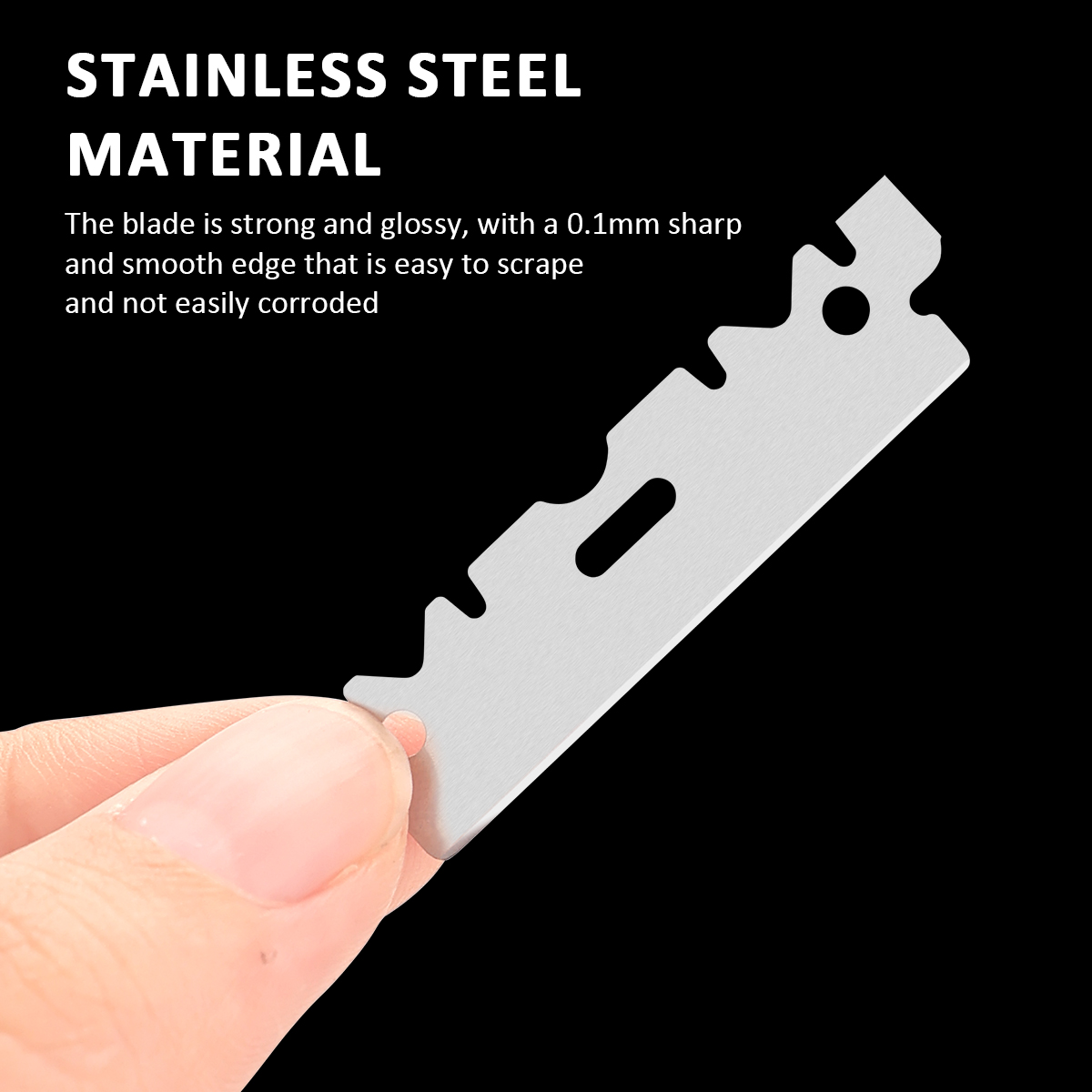 100pcs Razor Blades Stainless  - Straight Razor Safety recension och pris
