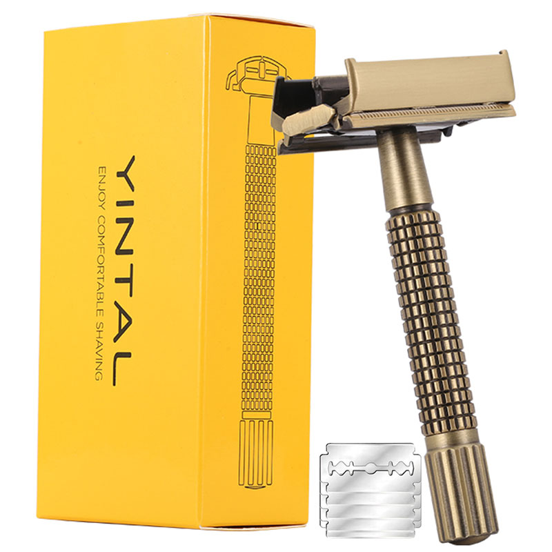 YINTAL Brass Men Safety TTO Ra - Straight Razor Safety recension och pris