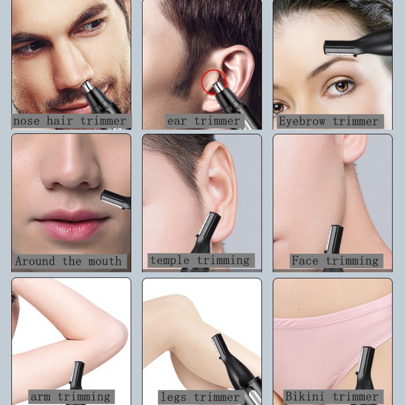 Kemei Rechargeable All in One  - Men'S Grooming Nose Hair Trimmer recension och pris