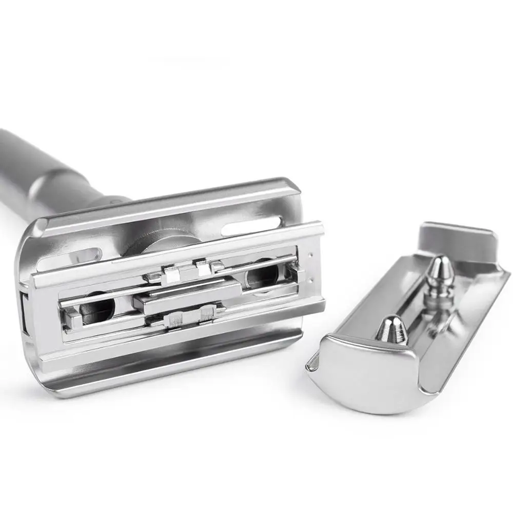 Stainless Steel Double Blade M - Straight Razor Safety recension och pris