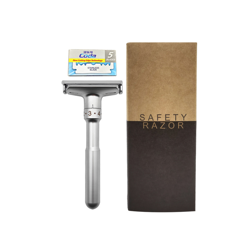Stainless Steel Double Blade M - Straight Razor Safety recension och pris