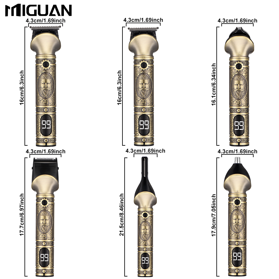 Hair Clippers and 6-in-1 Beard - Men'S Grooming Nose Hair Trimmer recension och pris