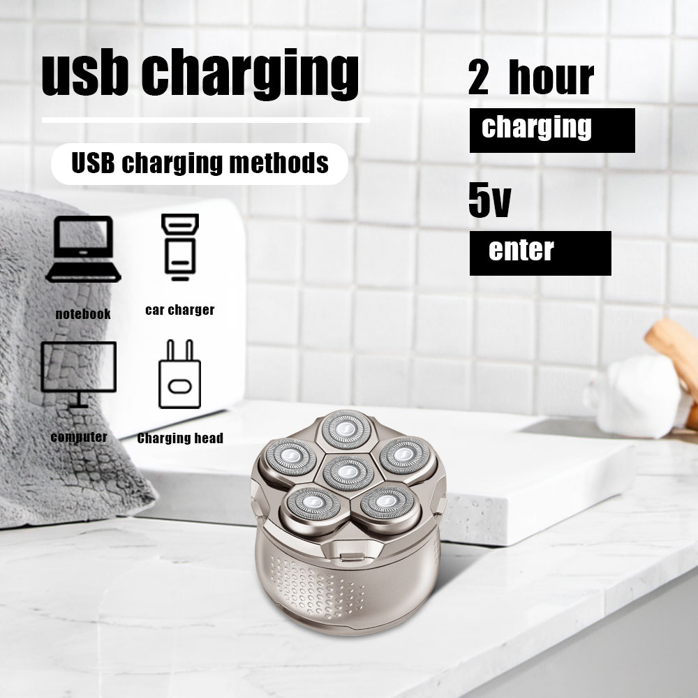 6 Heads Electric Shaver for Me - Mens Grooming Travel Kit recension och pris