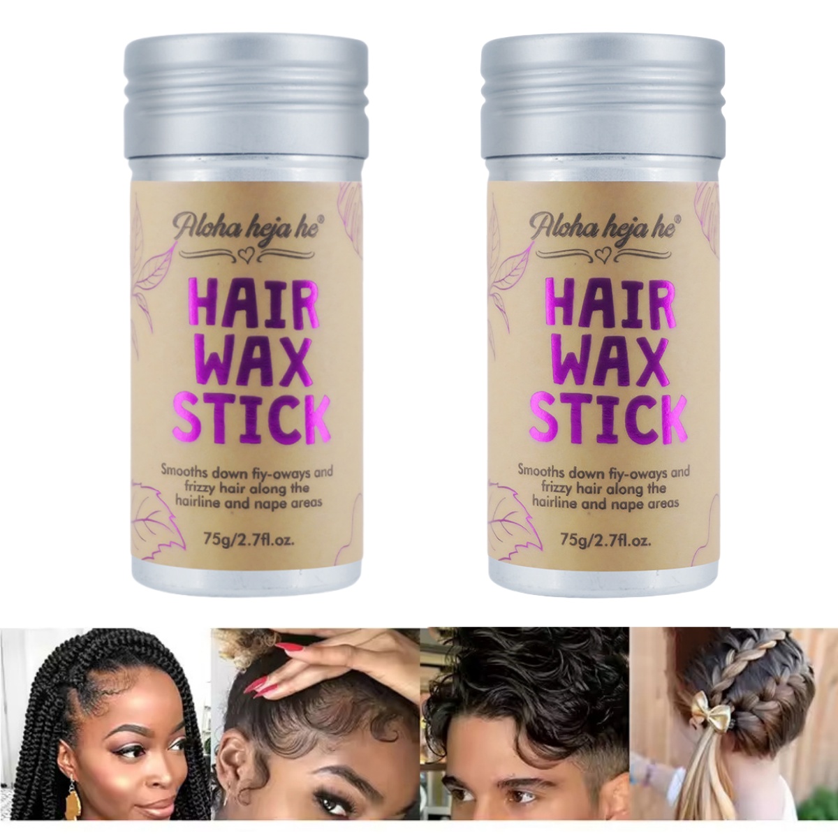 2/5Pcs Hair Styling Kit Wax St - Hair Wax Stick recension och pris