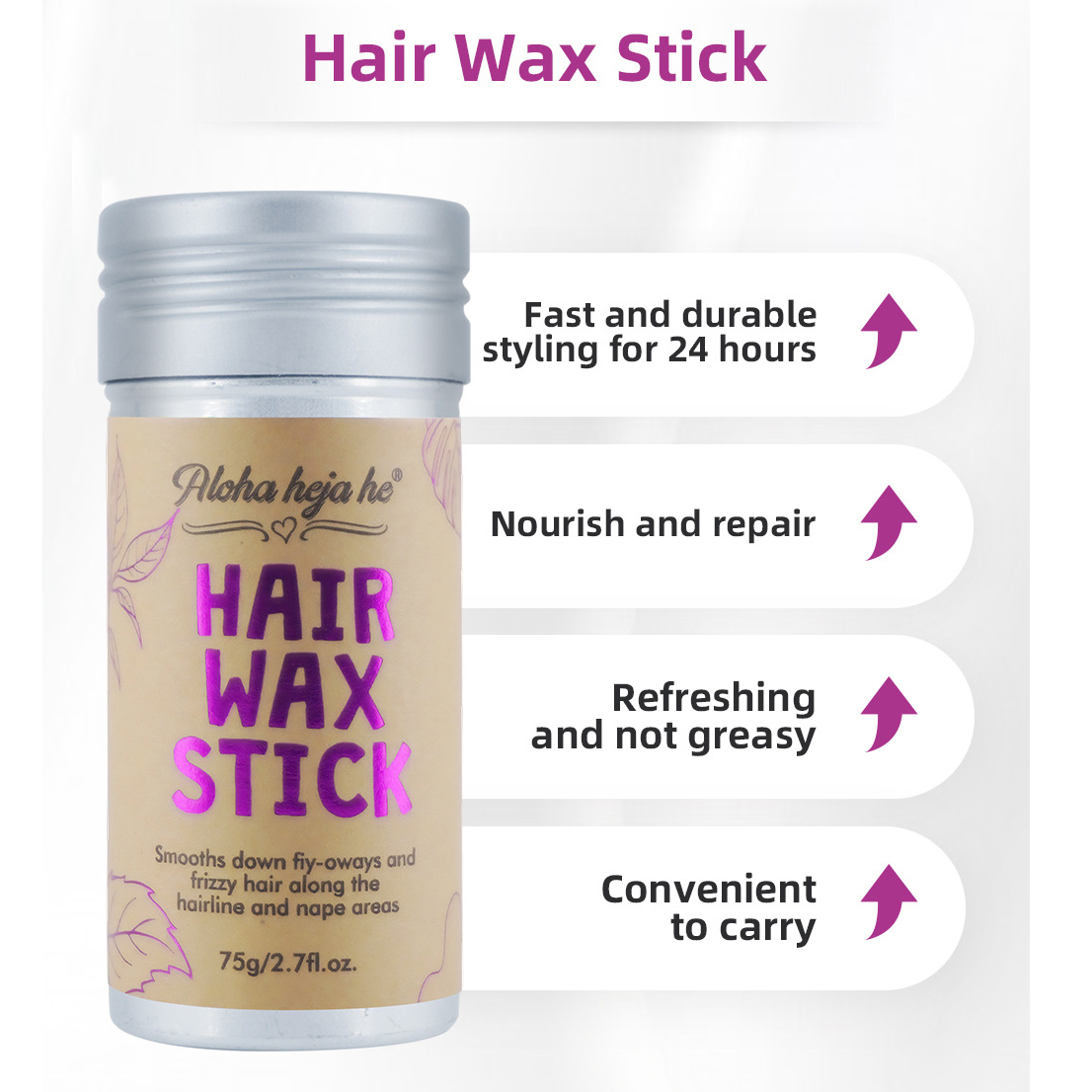 2/5Pcs Hair Styling Kit Wax St - Hair Wax Stick recension och pris