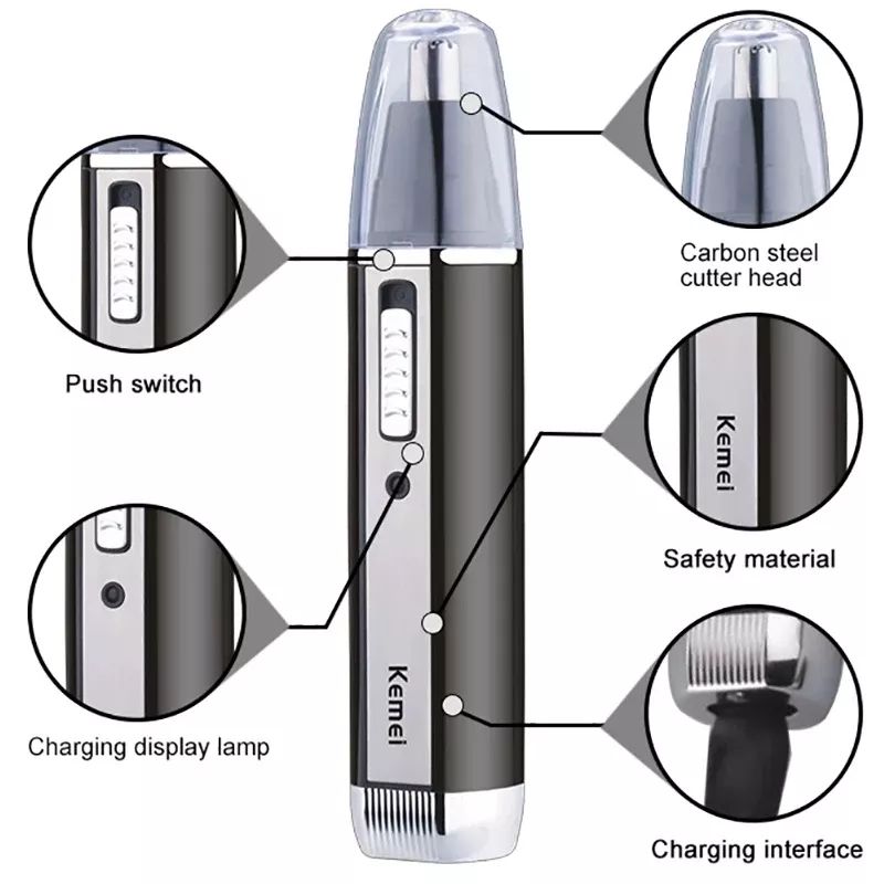 Kemei Rechargeable Electric Al - Men'S Grooming Nose Hair Trimmer recension och pris