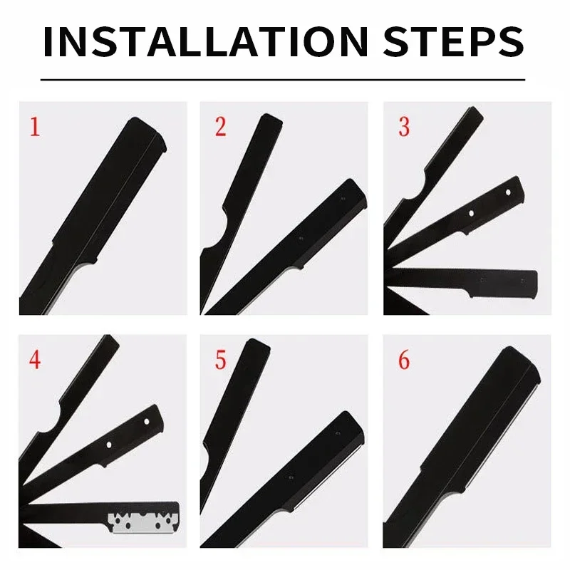 Professional Men Shaving Razor - Straight Razor Safety recension och pris