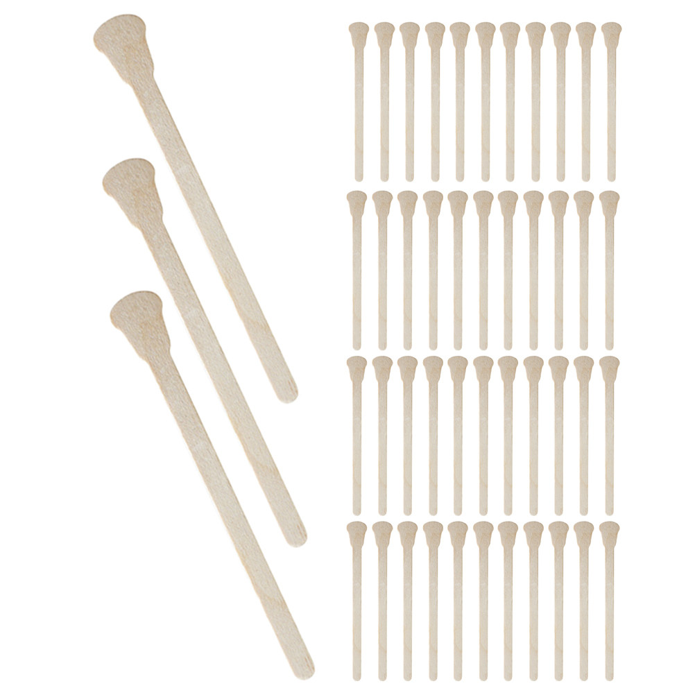 100Pcs Sturdy Wooden Wax Stick - Hair Wax Stick recension och pris